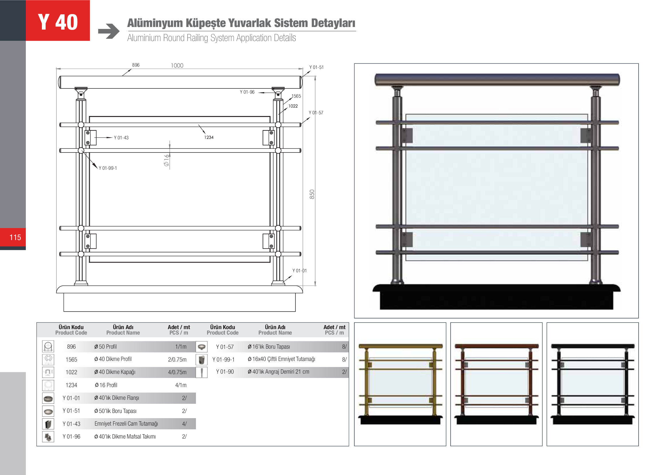 Küpeşte Oval Sistemleri 22